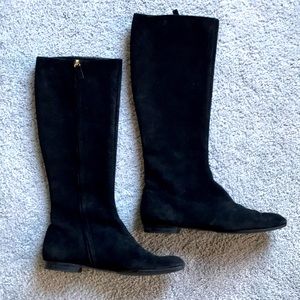 Oscar de la Renta suede boots, 38 (7-7.5)